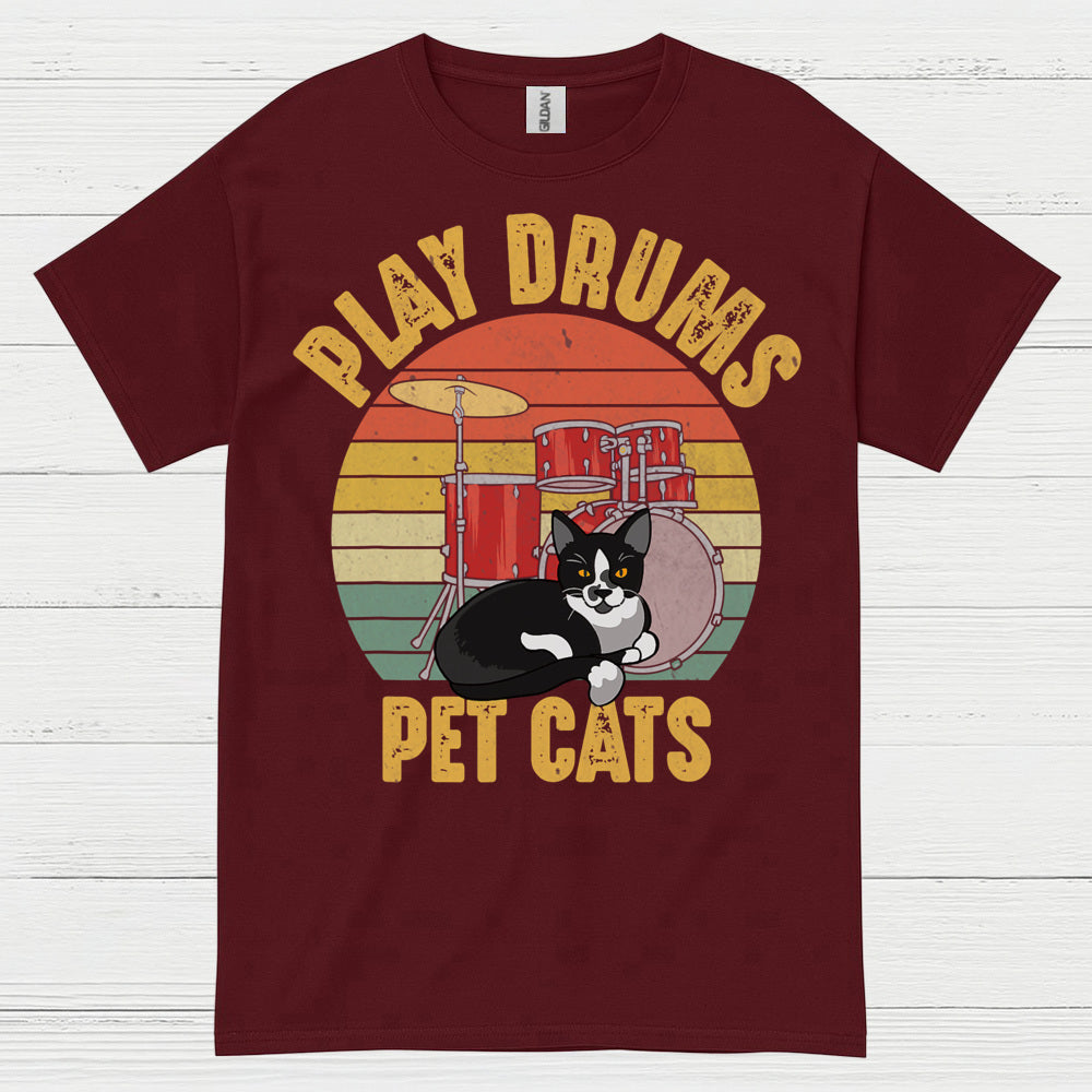 Cat Petter Drummer T Shirt