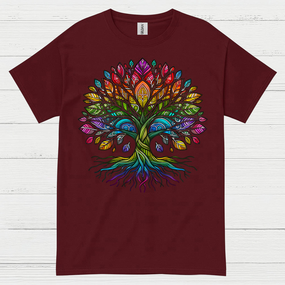 Colorful Tree Of Life Pride T Shirt