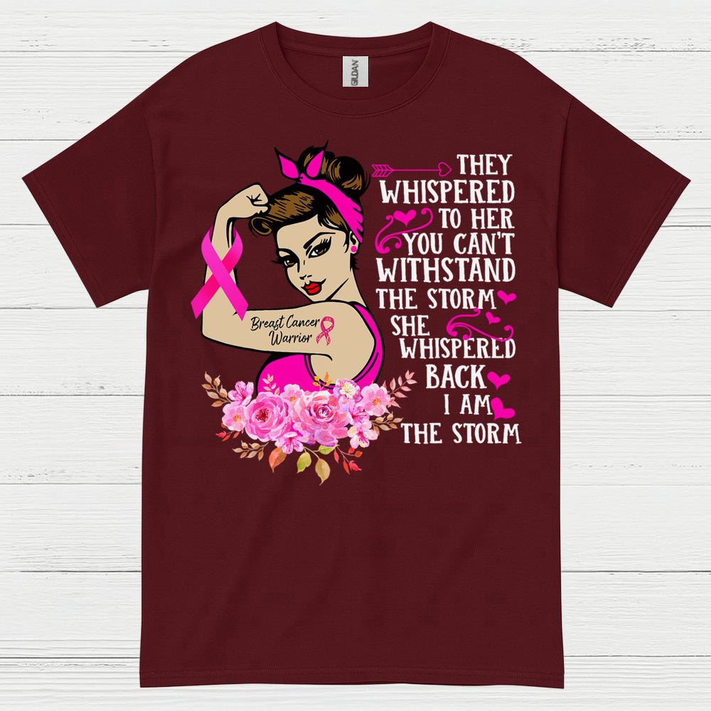 Breast Cancer Warrior Strong Woman T Shirt