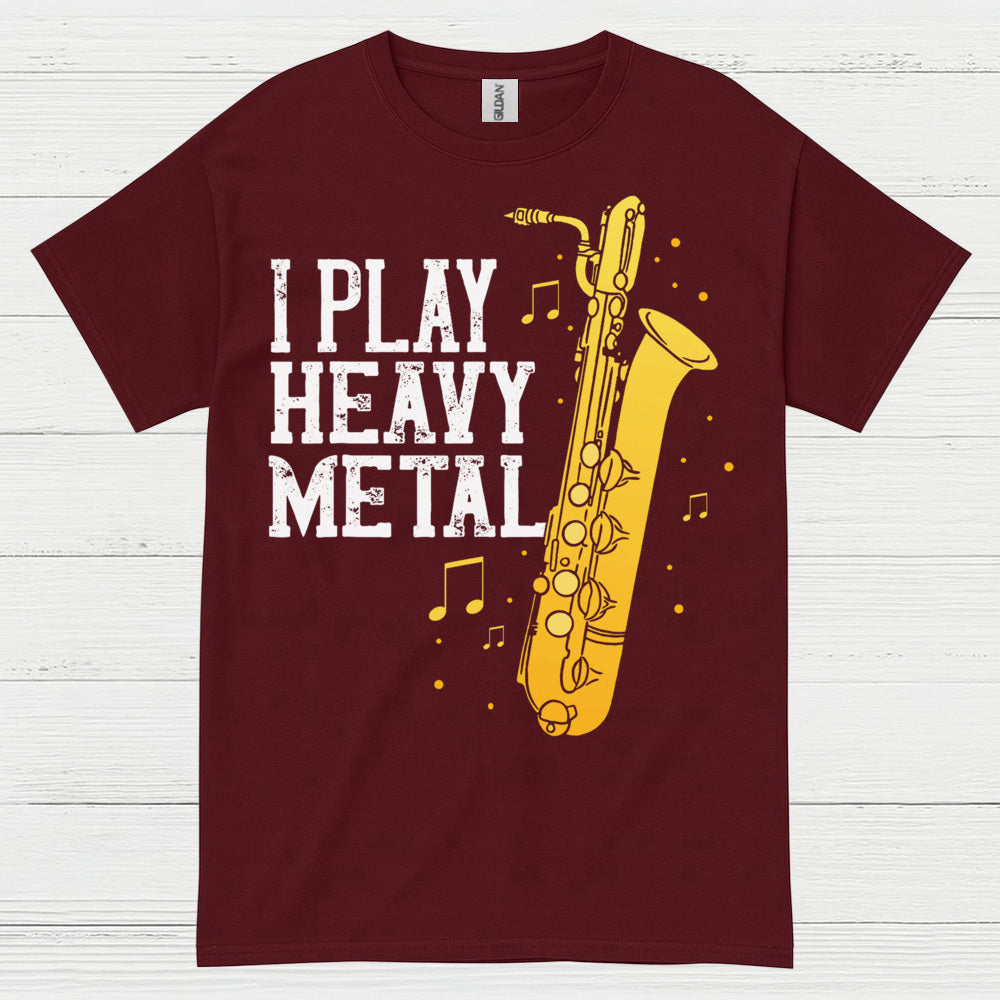 I Play Heavy Metal Saxophone T Shirt