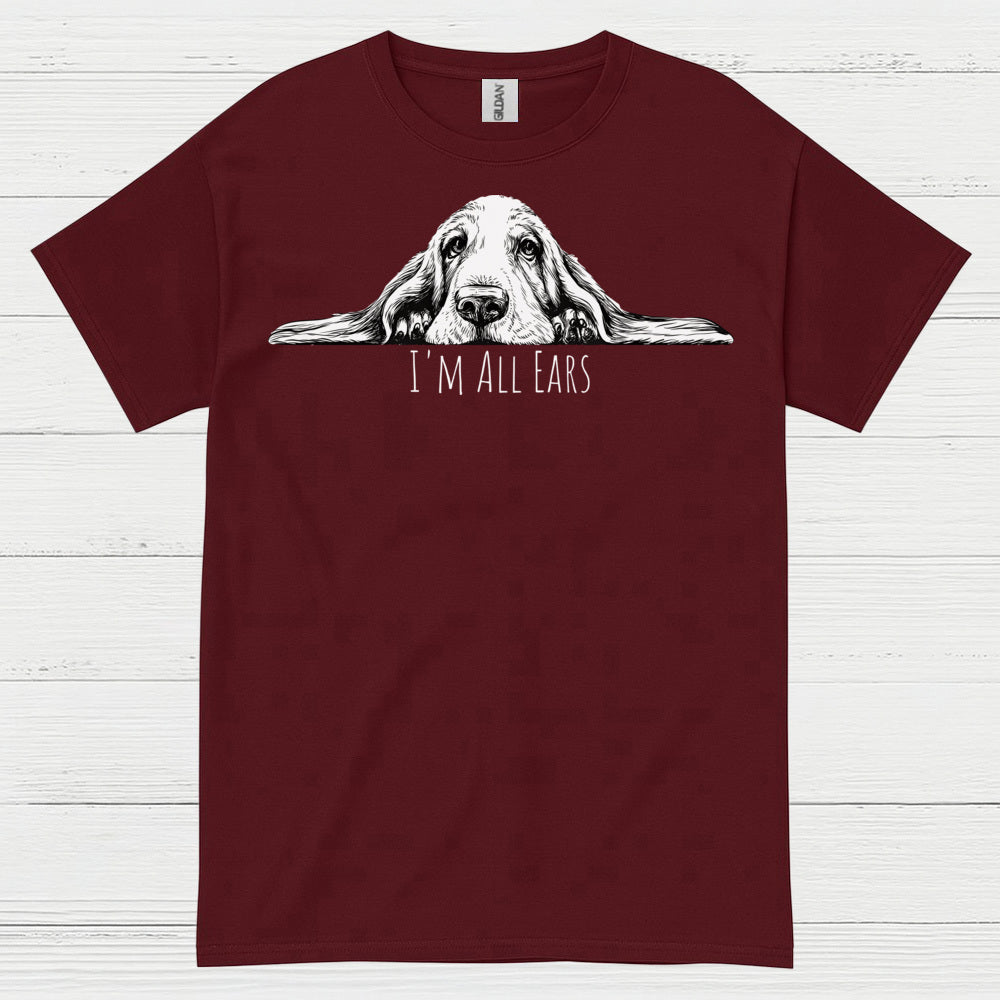 Im All Ears Funny Dog Graphic T Shirt
