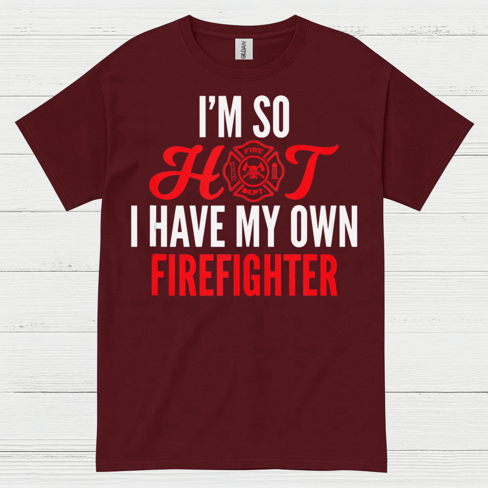 Hot Firefighter Love T Shirt