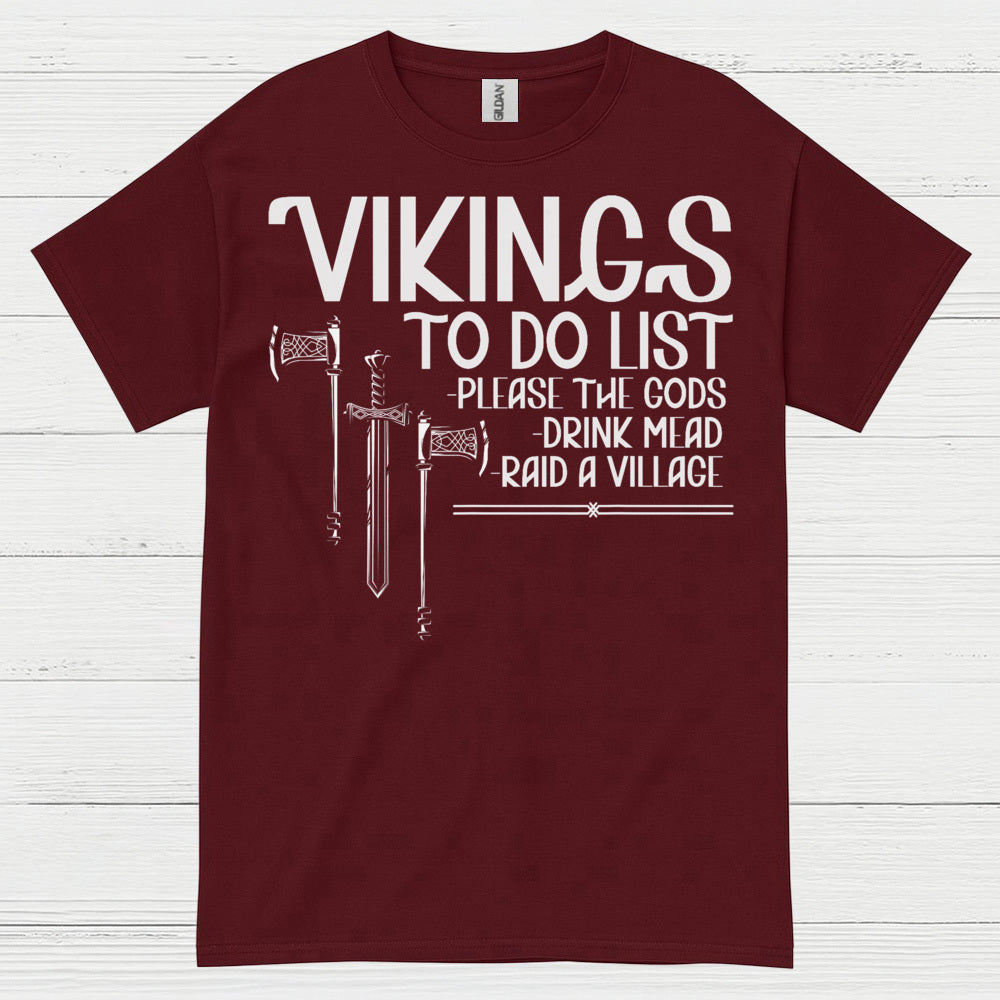 Vikings To Do List T Shirt