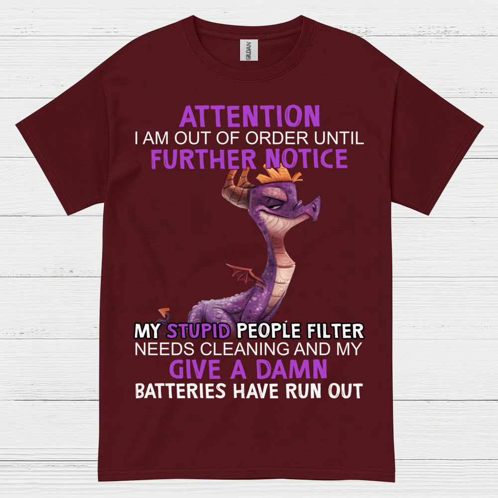 Out Of Order Dragon T Shirt