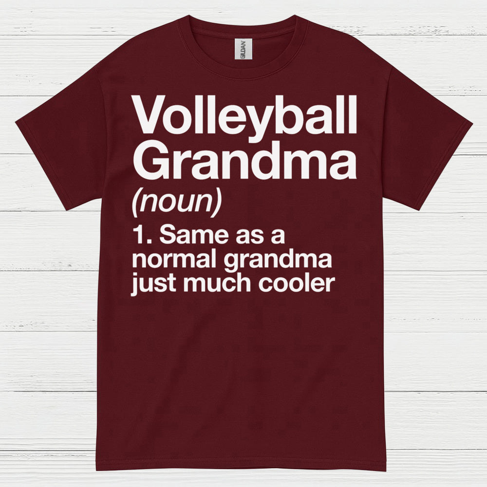 Volleyball Grandma Definition T Shirt