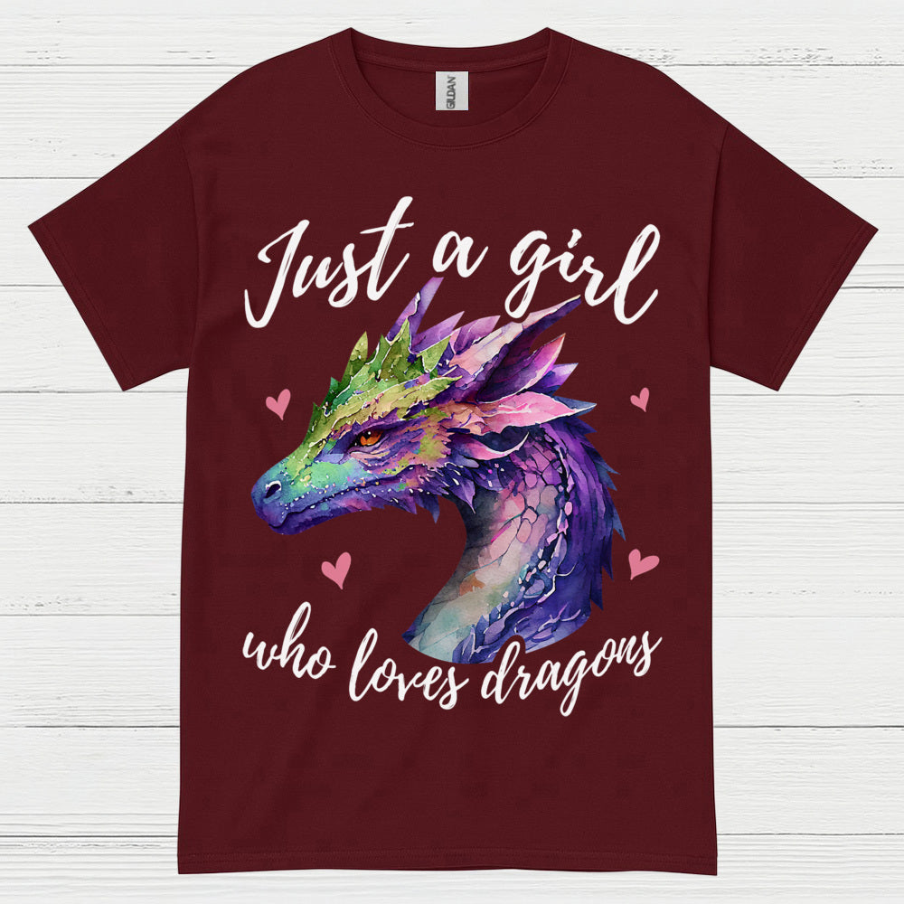 Dragon Lover Girl T Shirt