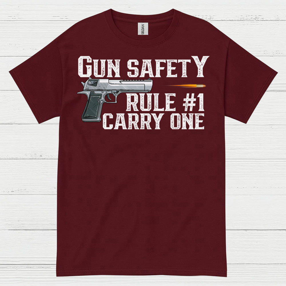 Gun Safety Rule Carry One Tactical T Shirt