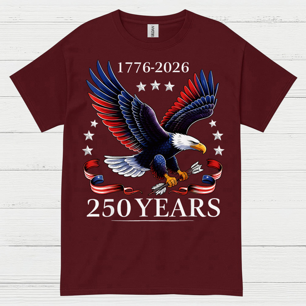 250 Years American Eagle Independence Anniversary T Shirt