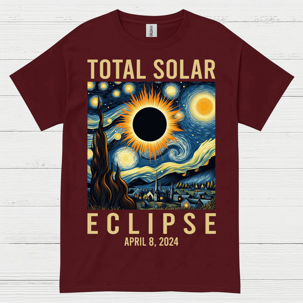 Total Solar Eclipse Art T Shirt