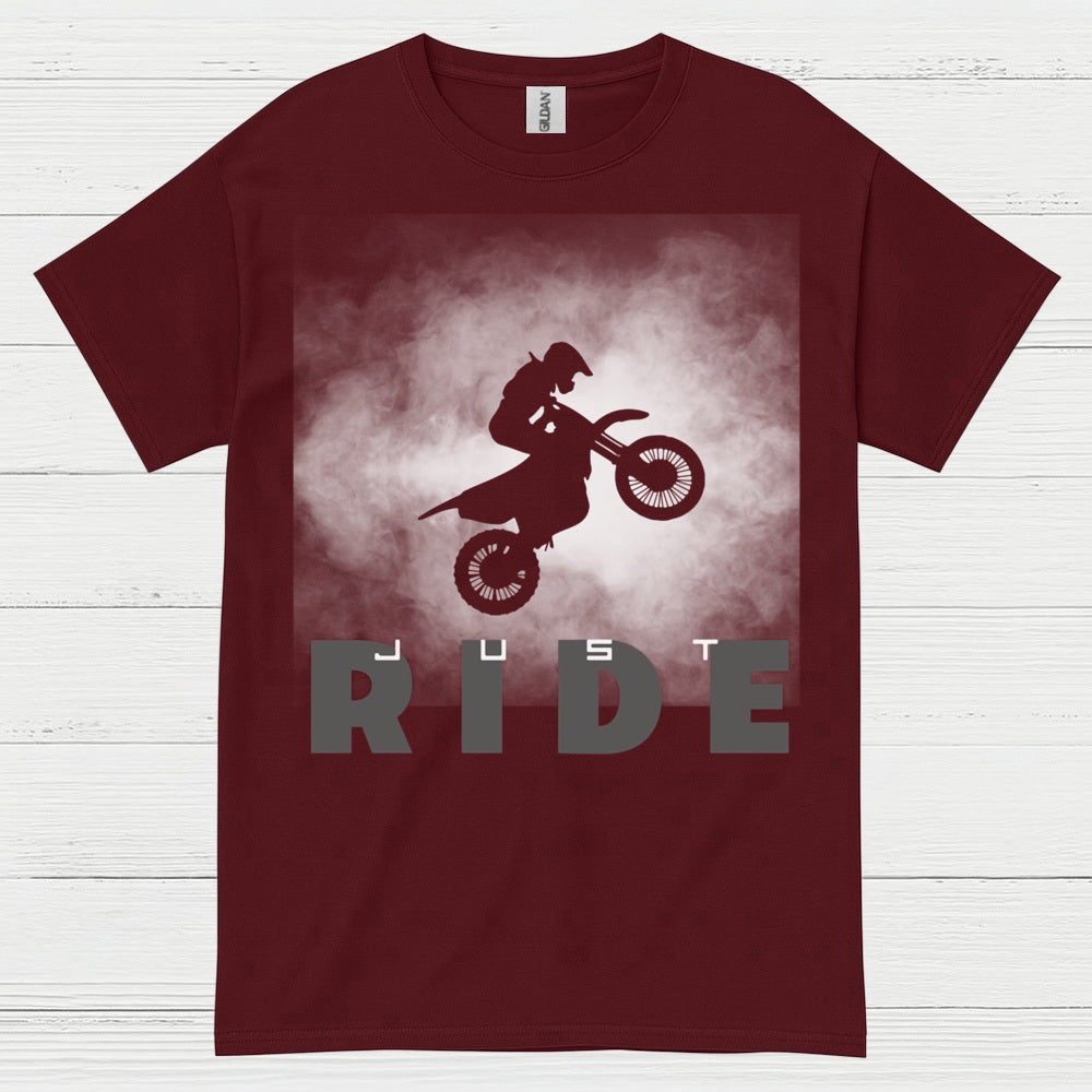 Just Ride Motocross Silhouette T Shirt