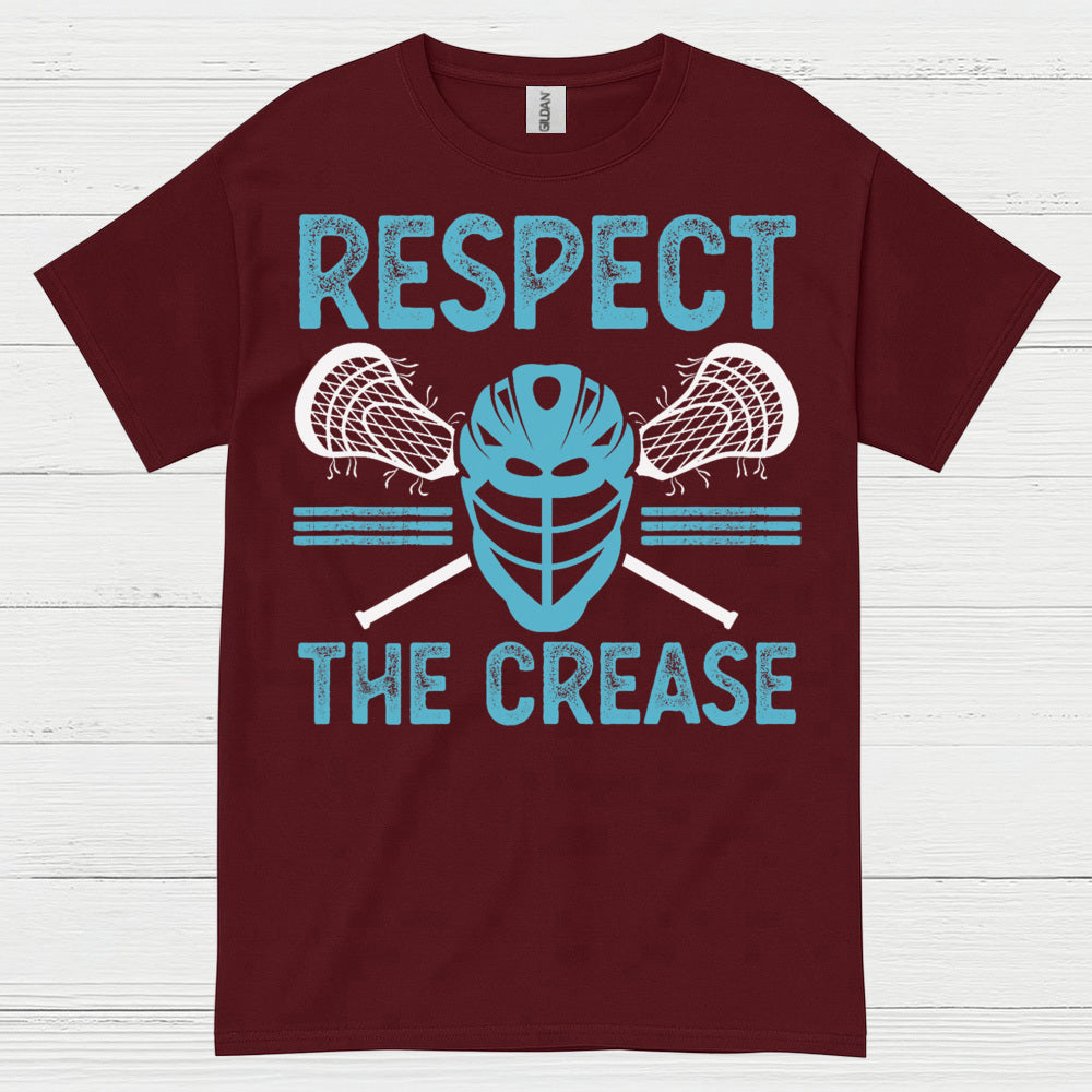 Respect The Crease Lacrosse T Shirt