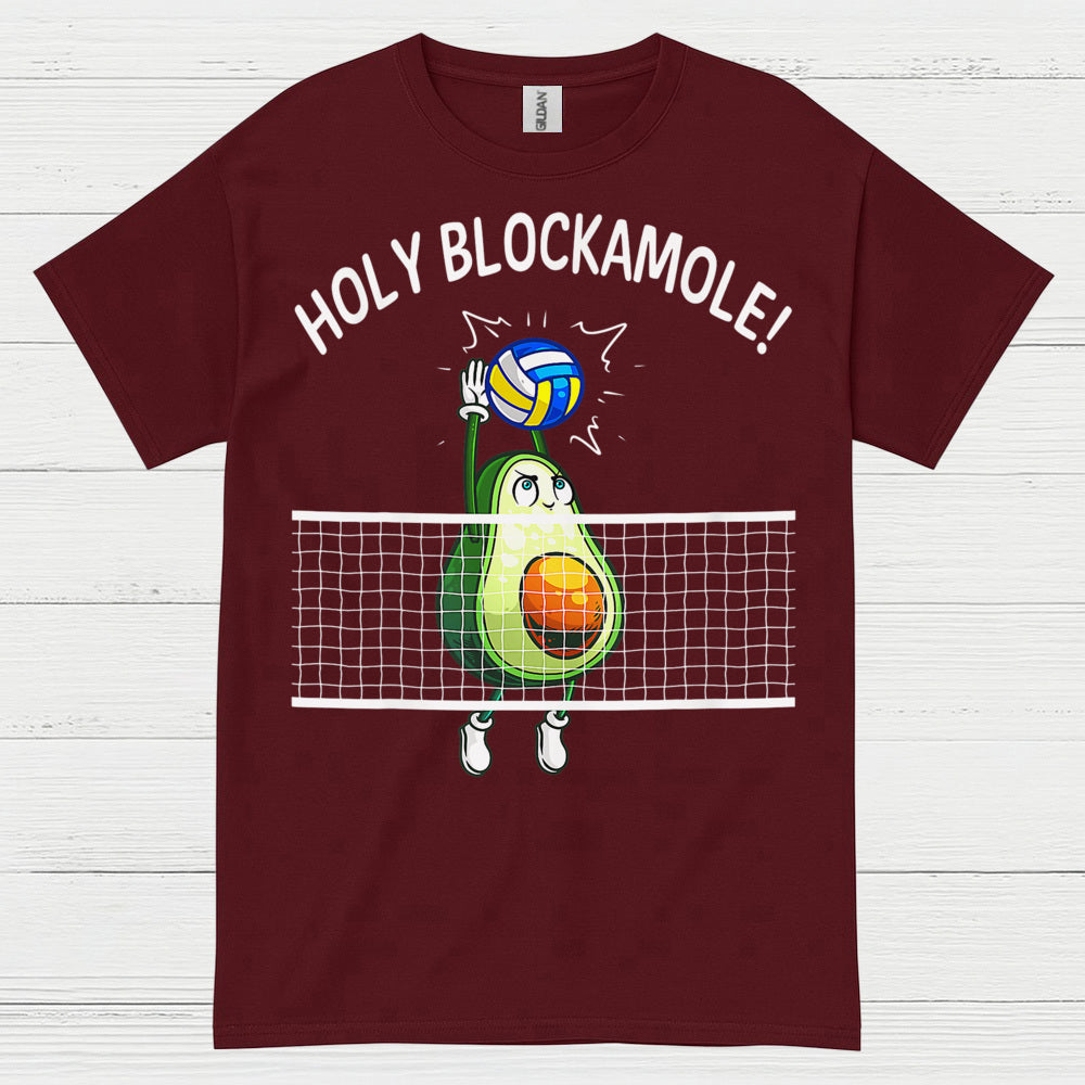 Holy Blockamole Volleyball Humor T Shirt