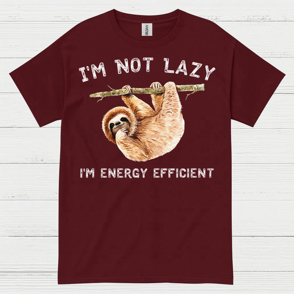 Im Not Lazy Energy Efficient Sloth T Shirt