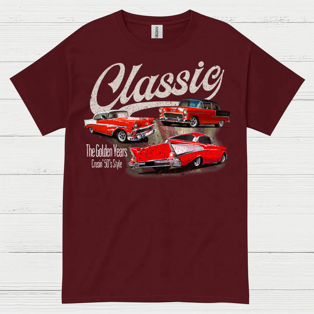 Classic Golden Years Car T Shirt