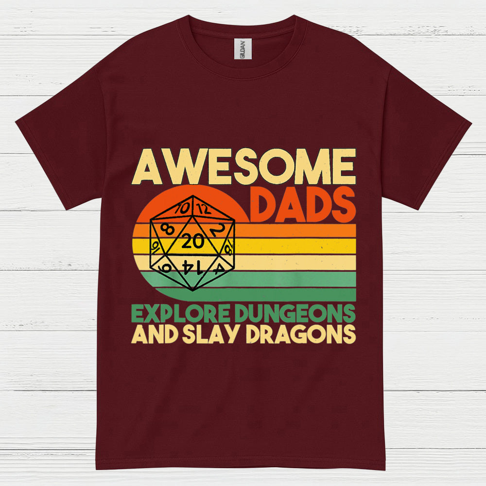 Awesome Dads Dragon T Shirt