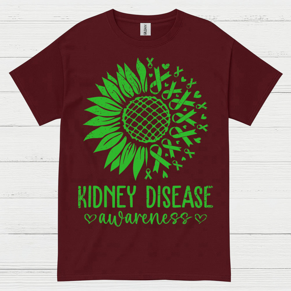 Kidney Disease Awareness Sunflower Hope T Shirt