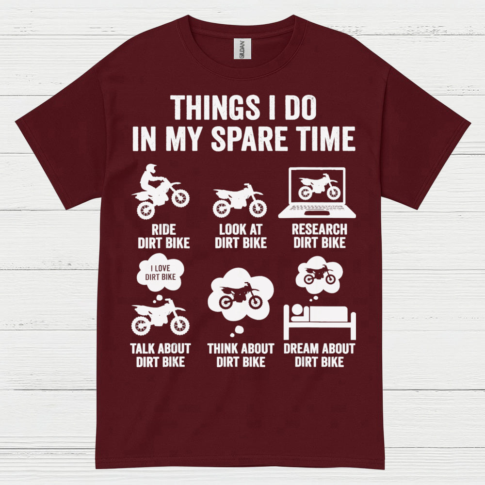 Funny Dirt Bike Lifestyle Graphic T Shirt