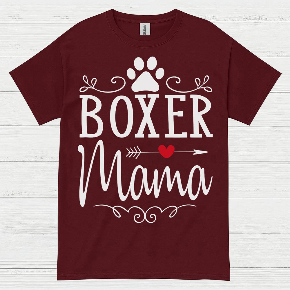 Boxer Mama Dog T Shirt