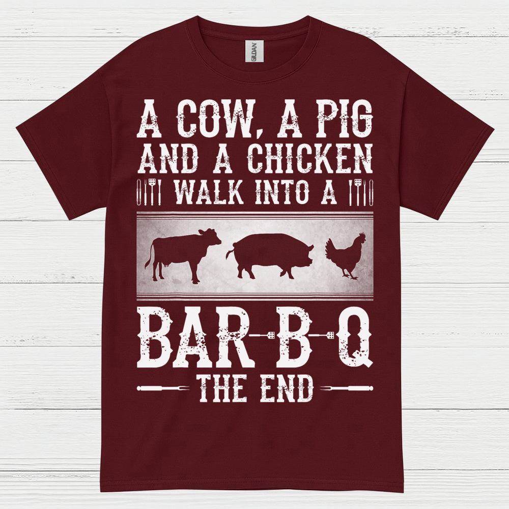 Cow Pig Chicken BarBQ T Shirt