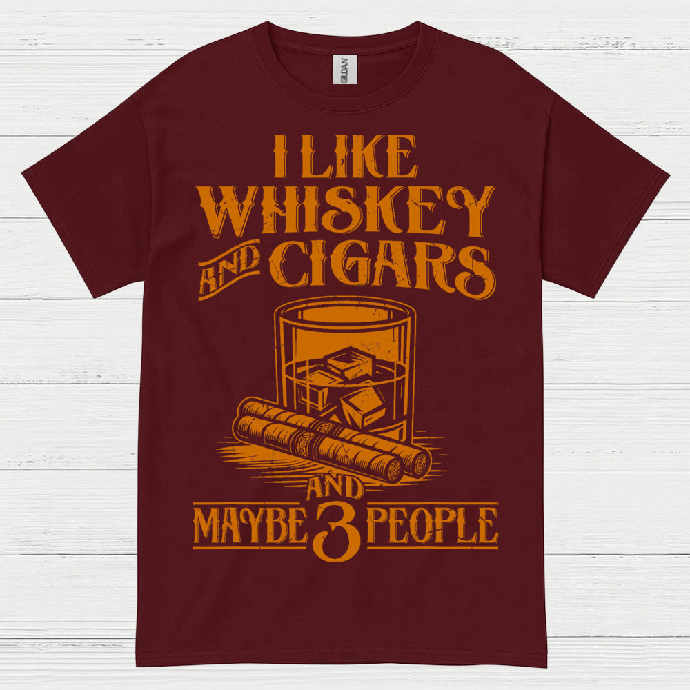 I Like Whiskey And Cigars T Shirt