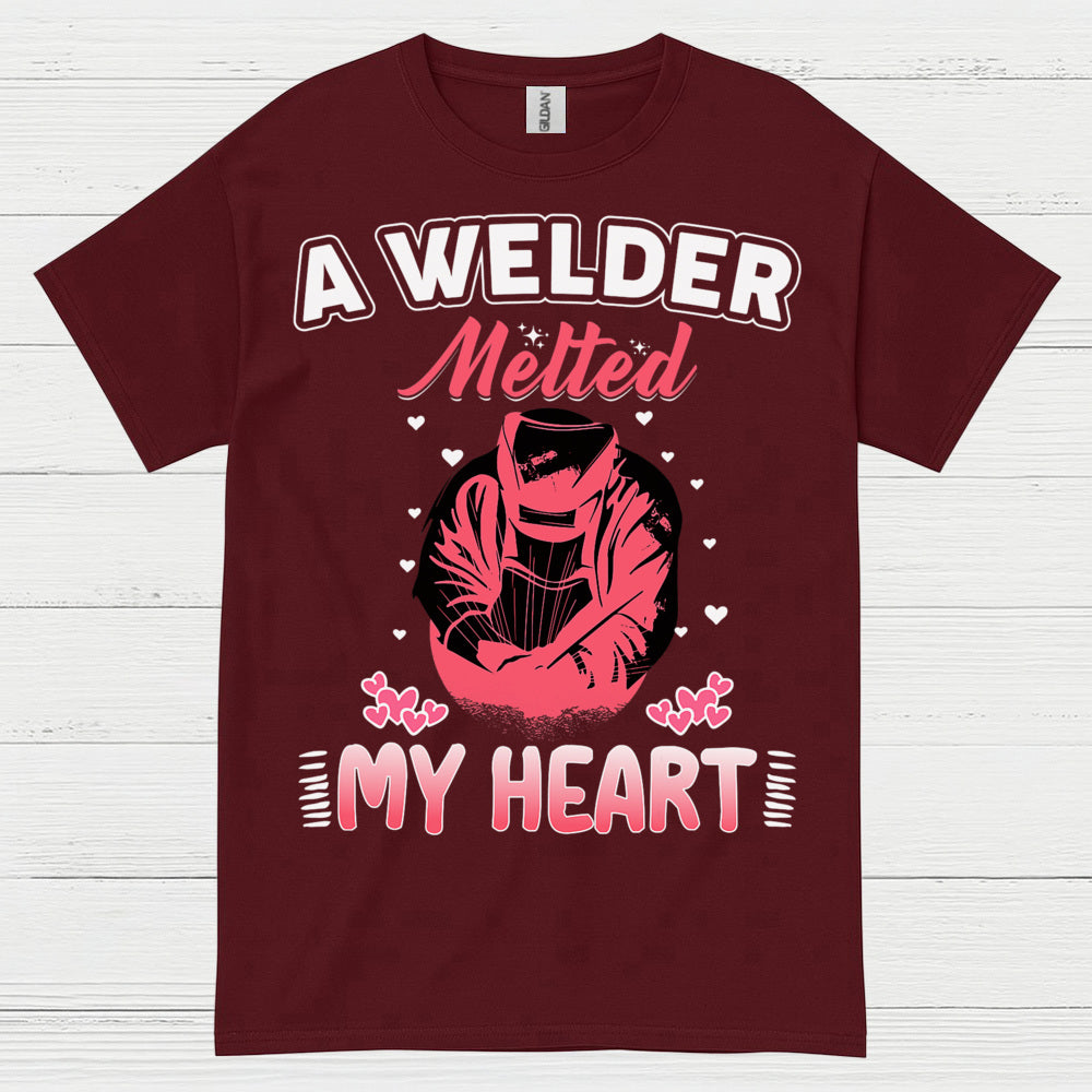 A Welder Melted My Heart T Shirt