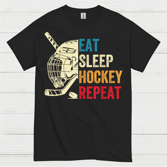 Eat Sleep Hockey Repeat T-Shirt