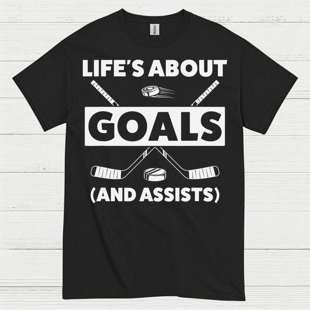 Goals And Assists Hockey T-Shirt