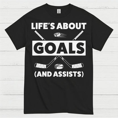 Goals And Assists Hockey T-Shirt