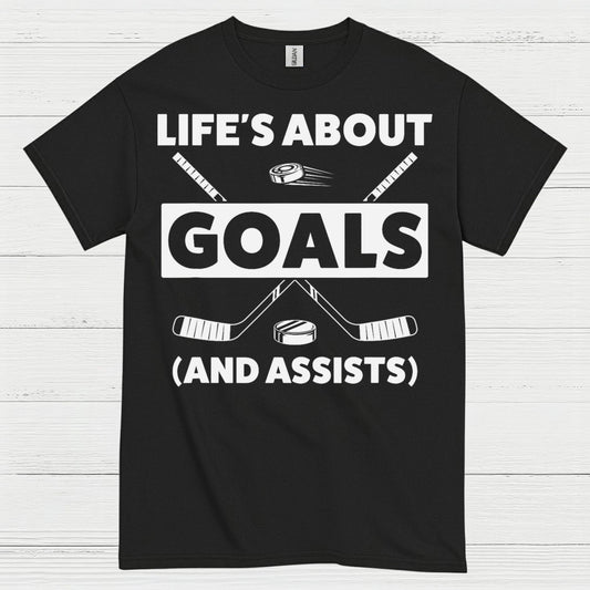 Goals And Assists Hockey T-Shirt