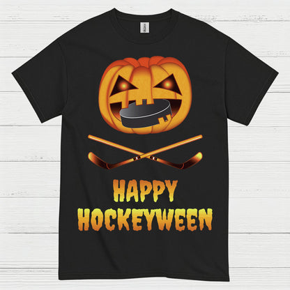 Happy Hockeyween Halloween Hockey T-Shirt