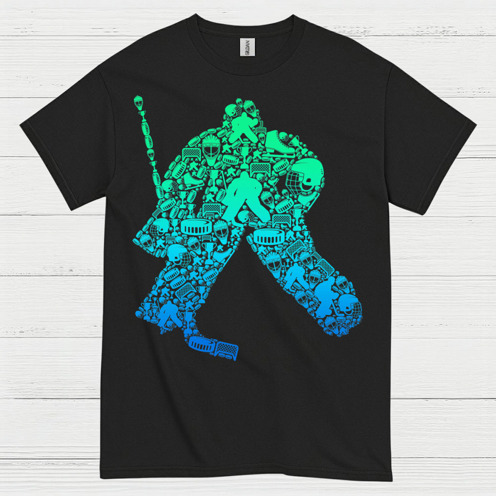 Hockey Goalie Silhouette T-Shirt