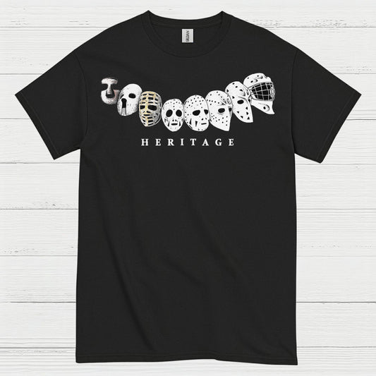 Hockey Heritage Goalie Mask Evolution T Shirt