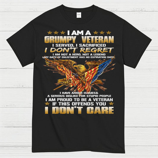 I Am A Grumpy Veteran T-Shirt