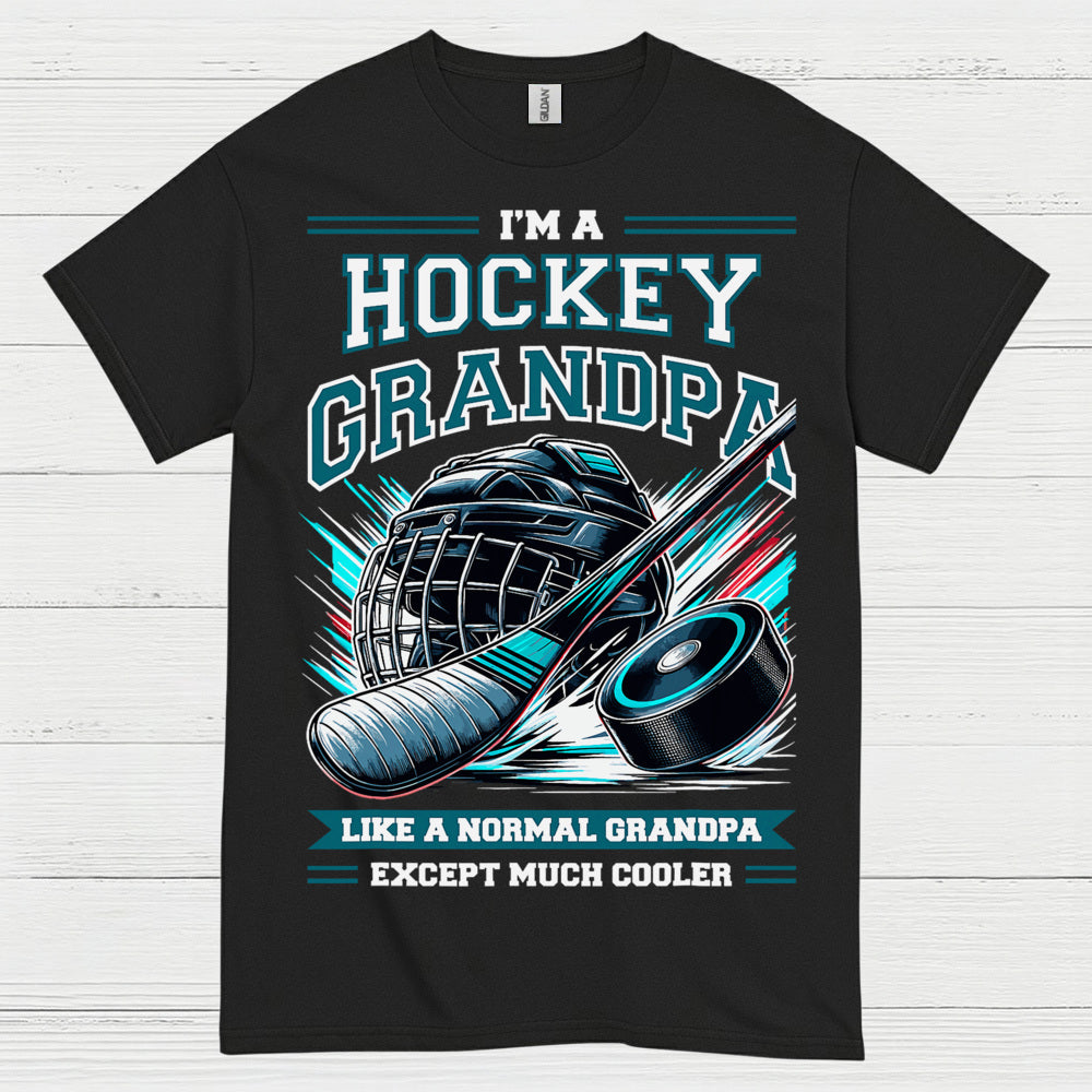 I’m a Hockey Grandpa T-Shirt Funny Hockey Gift for Grandpas