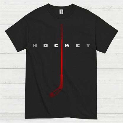 Minimalist Hockey Stick Graphic T-Shirt