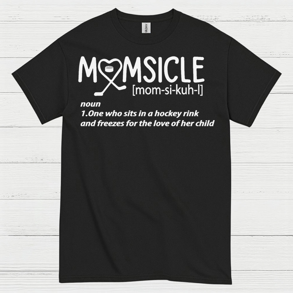 Momsicle Hockey Mom Definition T Shirt