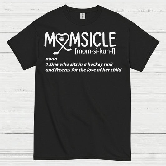Momsicle Hockey Mom Definition T Shirt