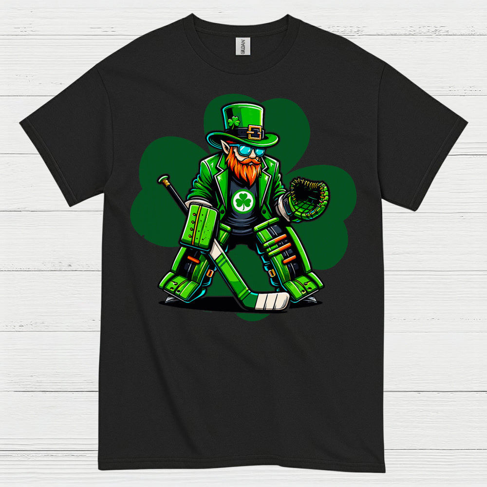 St Patricks Day Hockey Goalie T Shirt
