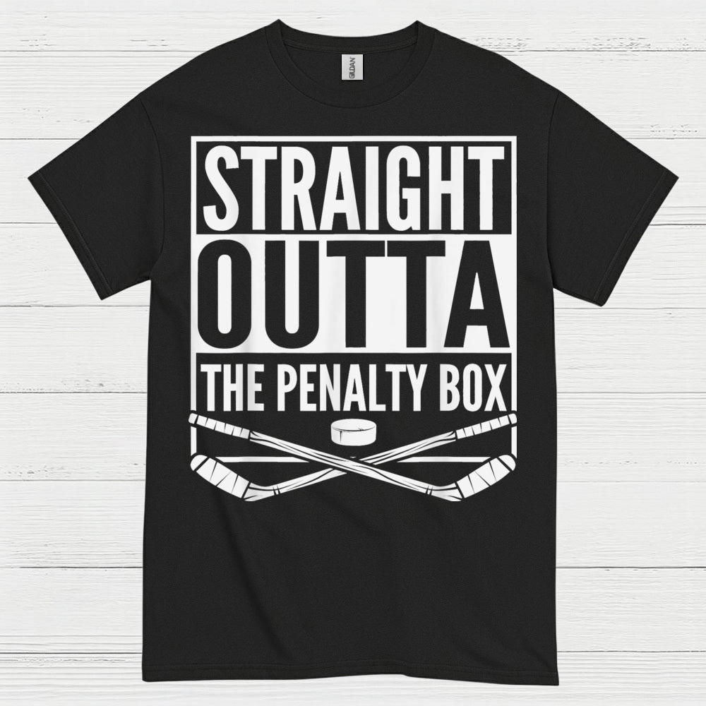 Straight Outta The Penalty Box Hockey T-Shirt