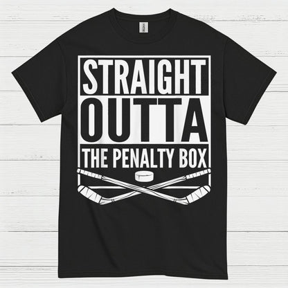 Straight Outta The Penalty Box Hockey T-Shirt