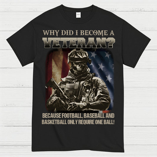 Why Did I Become A Veteran T-Shirt