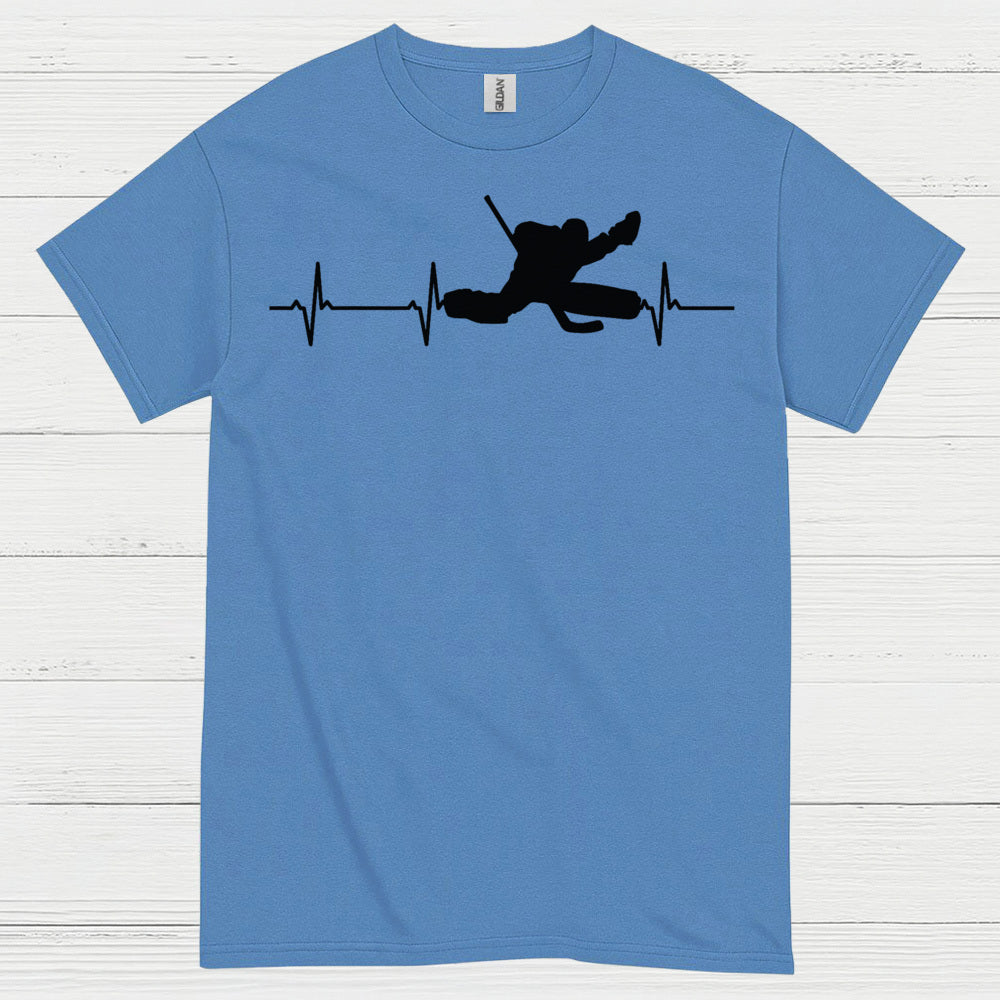 Hockey Heartbeat Player Silhouette T Shirt