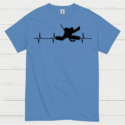 Hockey Heartbeat Player Silhouette T Shirt