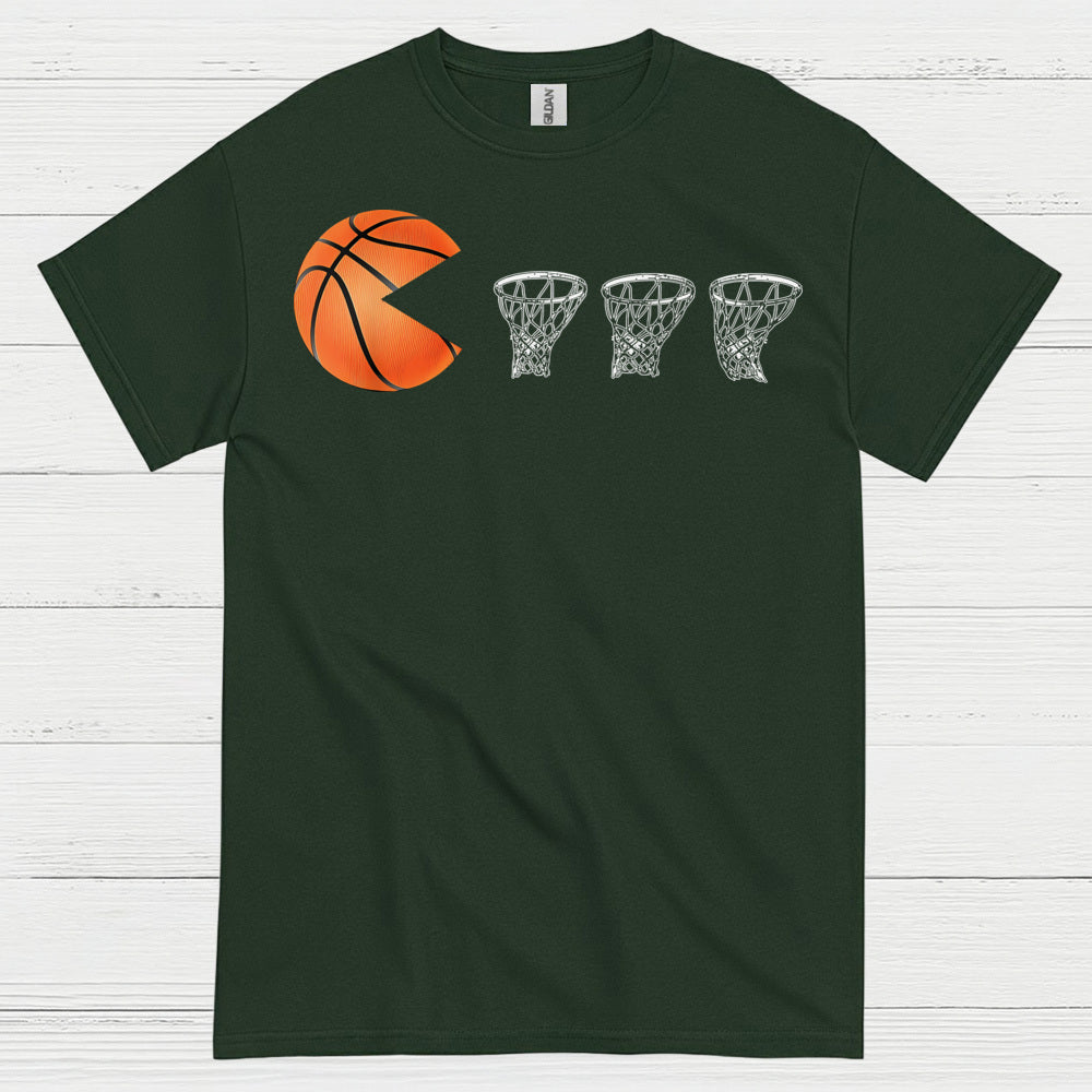 Basketball Pacman Hoops T Shirt