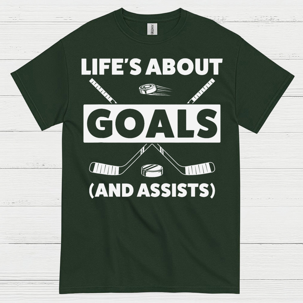 Goals And Assists Hockey T-Shirt