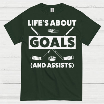 Goals And Assists Hockey T-Shirt