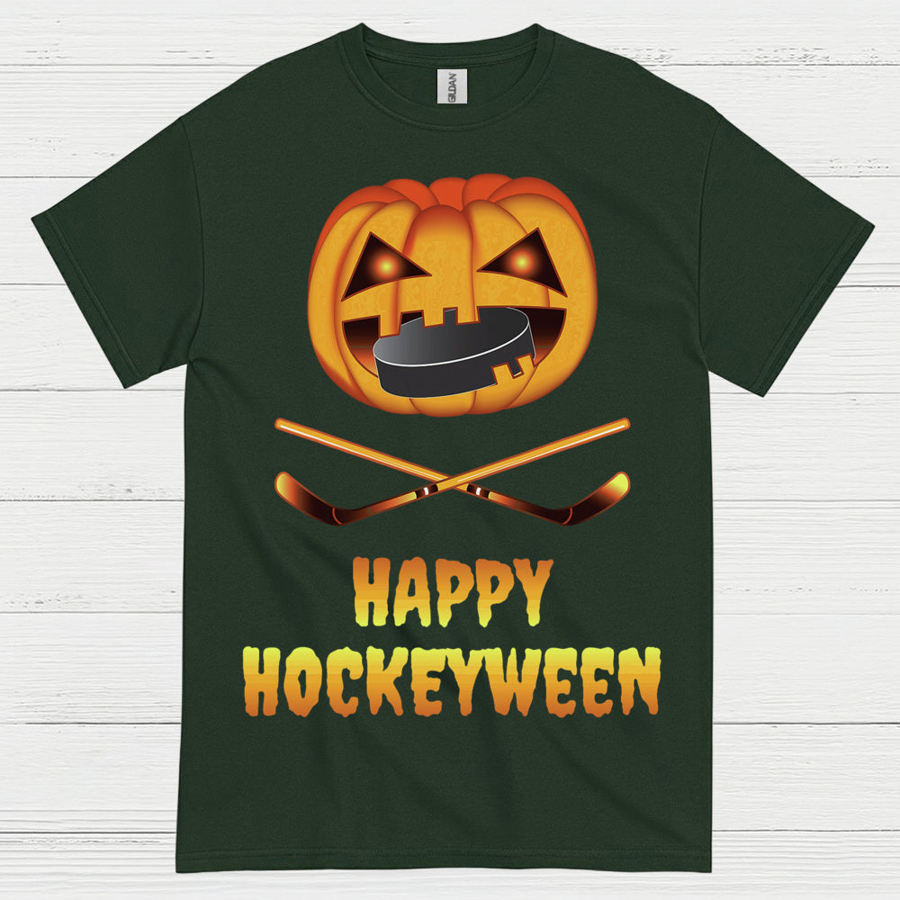 Happy Hockeyween Halloween Hockey T-Shirt