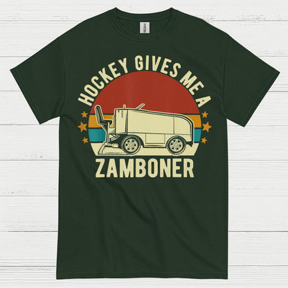Hockey Gives Me A Zamboner Funny Hockey T-Shirt