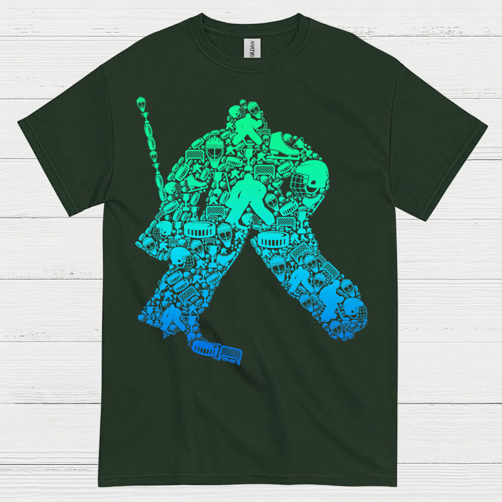 Hockey Goalie Silhouette T-Shirt