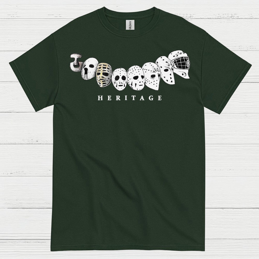 Hockey Heritage Goalie Mask Evolution T Shirt